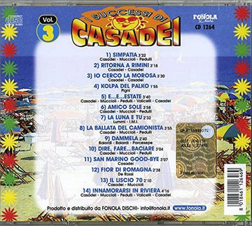 CASADEI - I SUCCESSI DI CASADEI VOL. 3